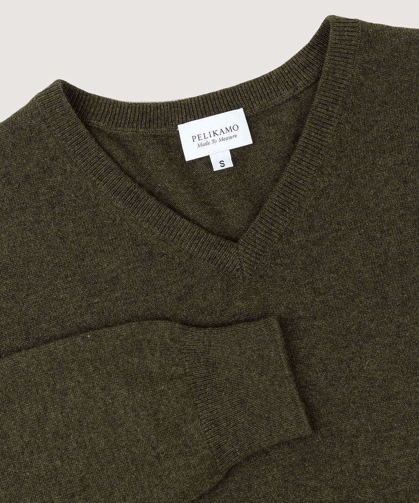 Made To Order Cashmere V-Neck Sweater