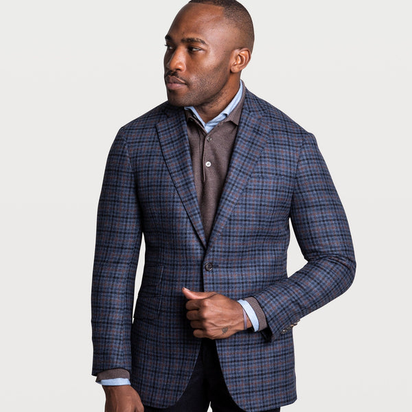 Checked Wool Jacket