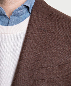 Wool Cashmere Hopsack Jacket