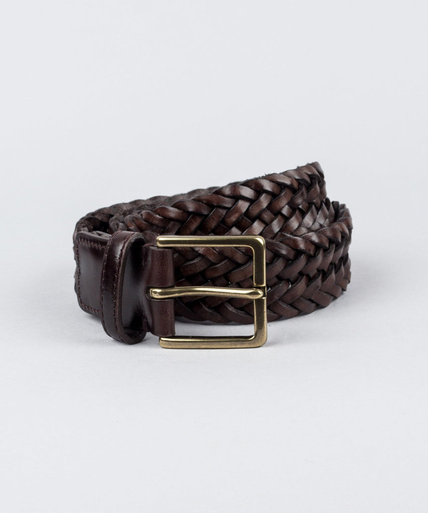 Woven Leather Belt - Pelikamo