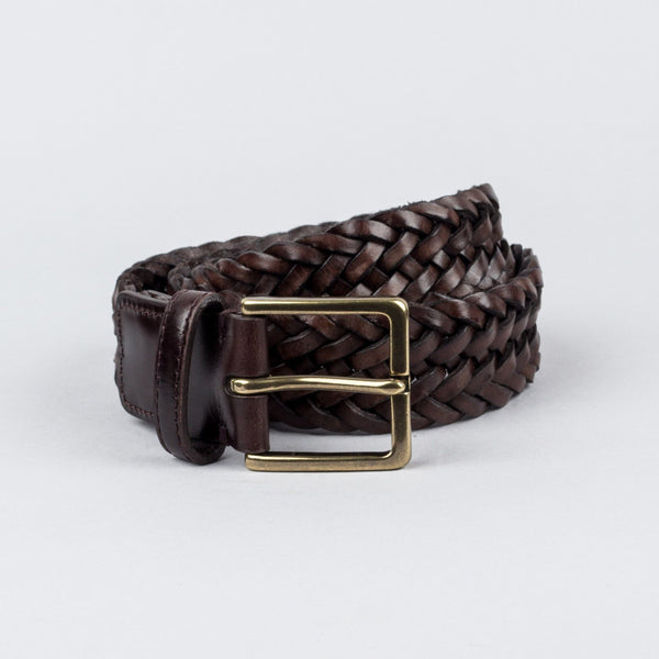 Woven Leather Belt - Pelikamo