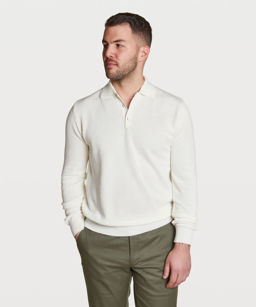 Polo Cotton Pique Sweater