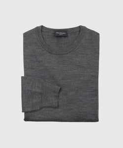 Wool Silk Roundneck Sweater