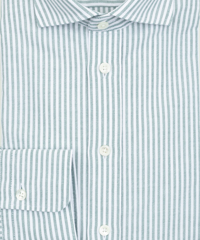 Striped Casual Oxford Shirt