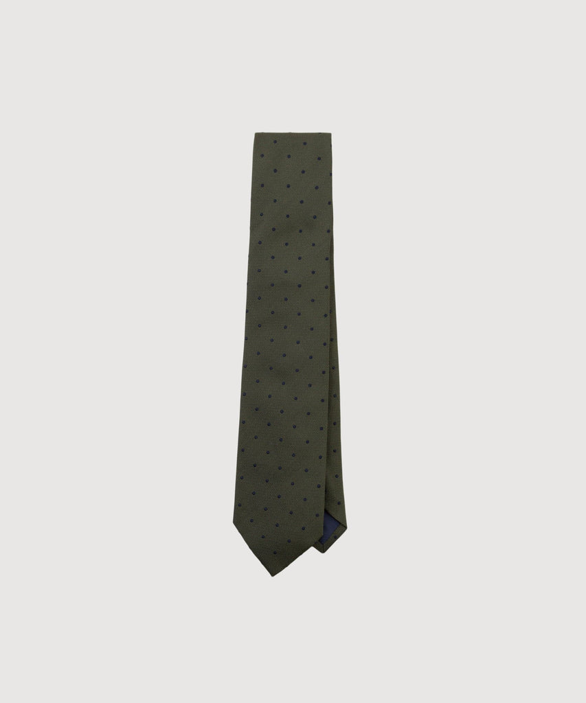 Dotted Silk Tie