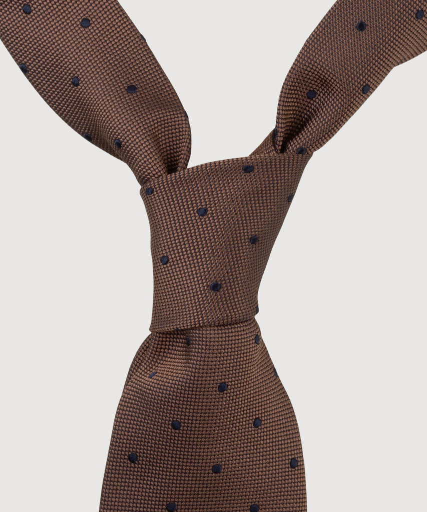 Dotted Silk Tie