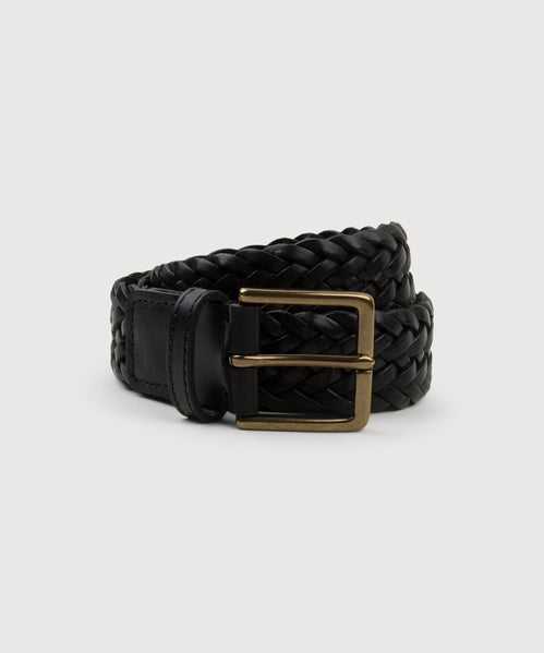 Woven Leather Belt - Pelikamo